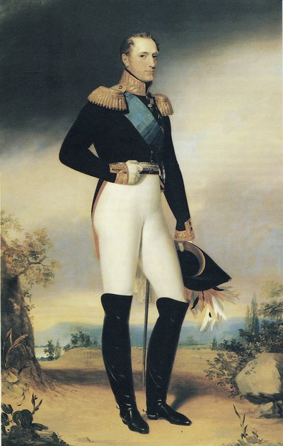 Portrait of Russian Emperor Nicholas I by George Dawe